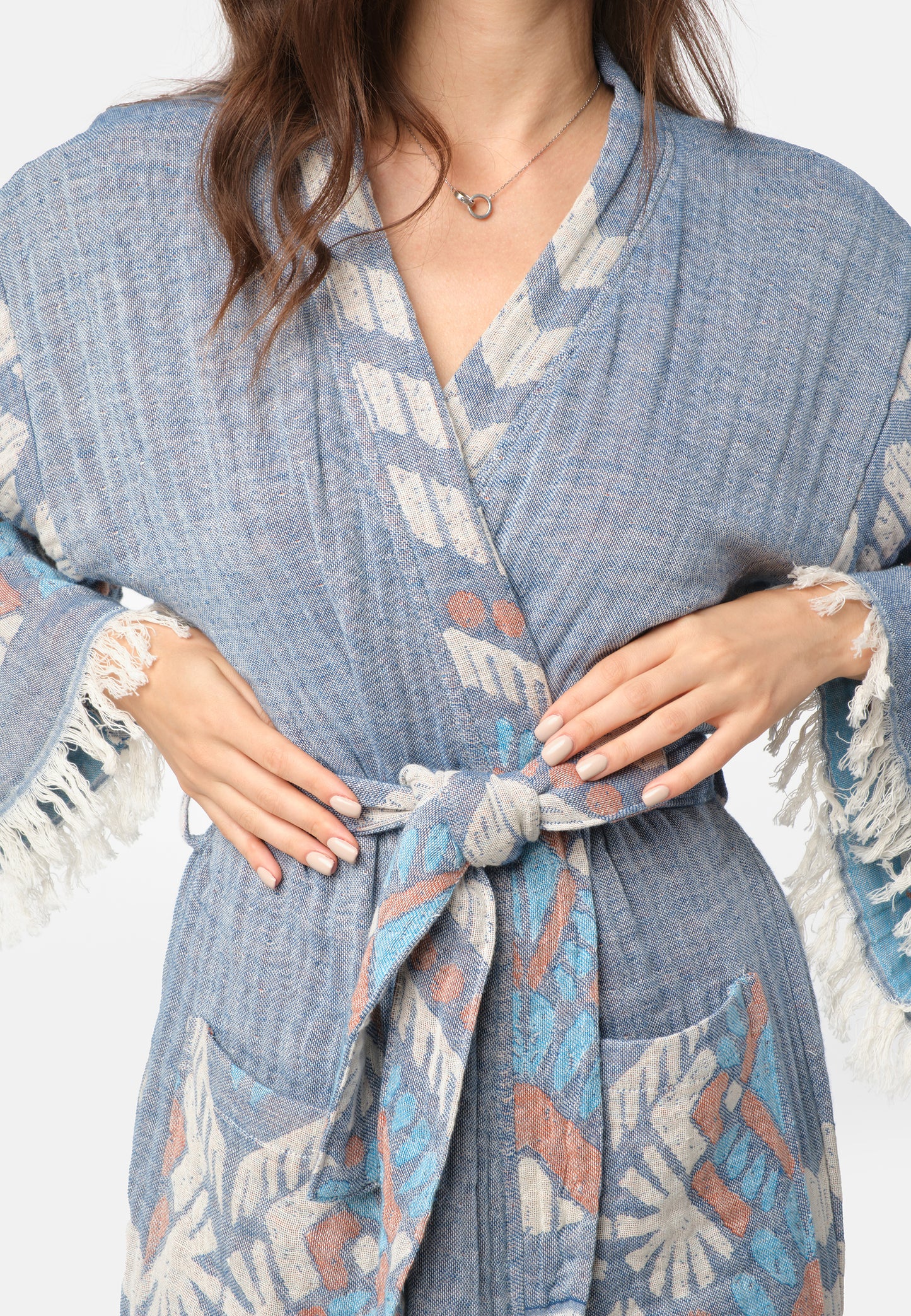 Perissa Robe - Blue