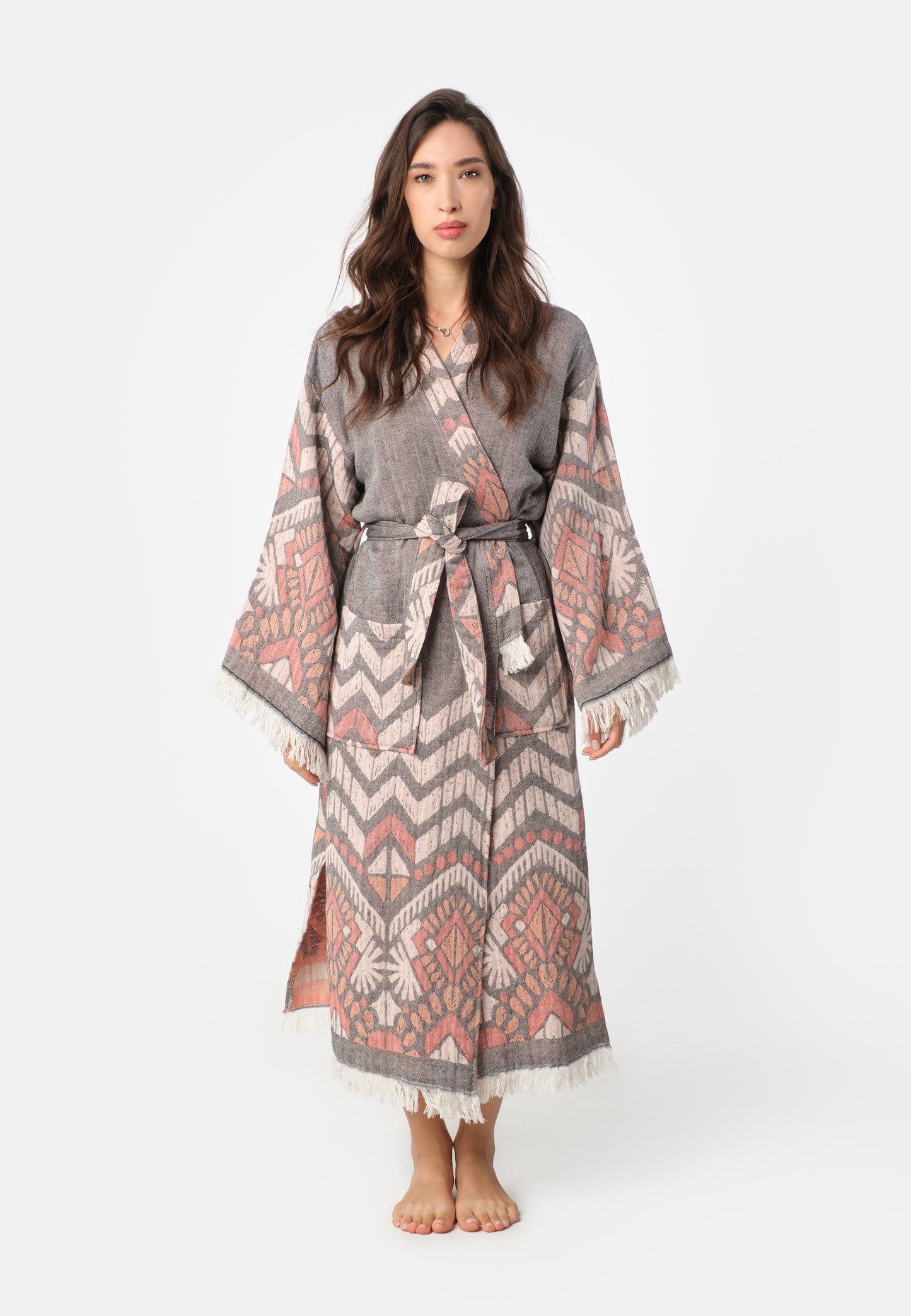 Perissa Robe - Grey