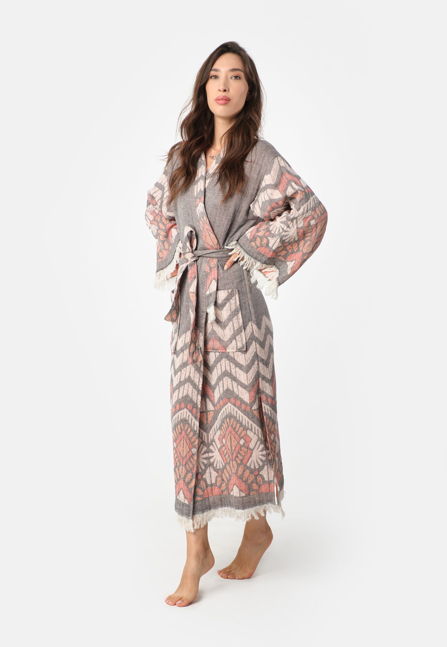 Perissa Robe - Grey