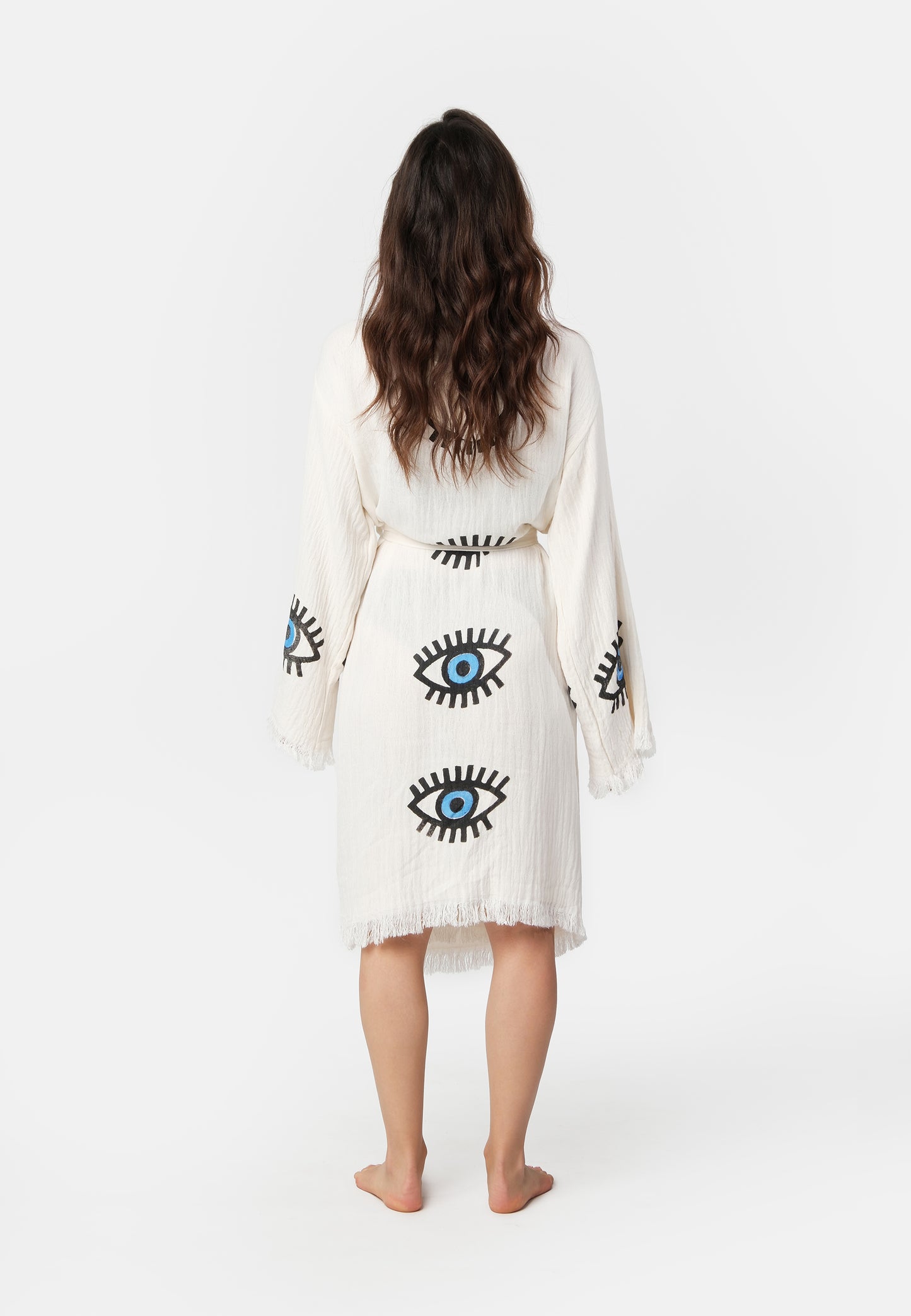 Nuvola Luxe Robe - Evil Eye Wooden Stamp