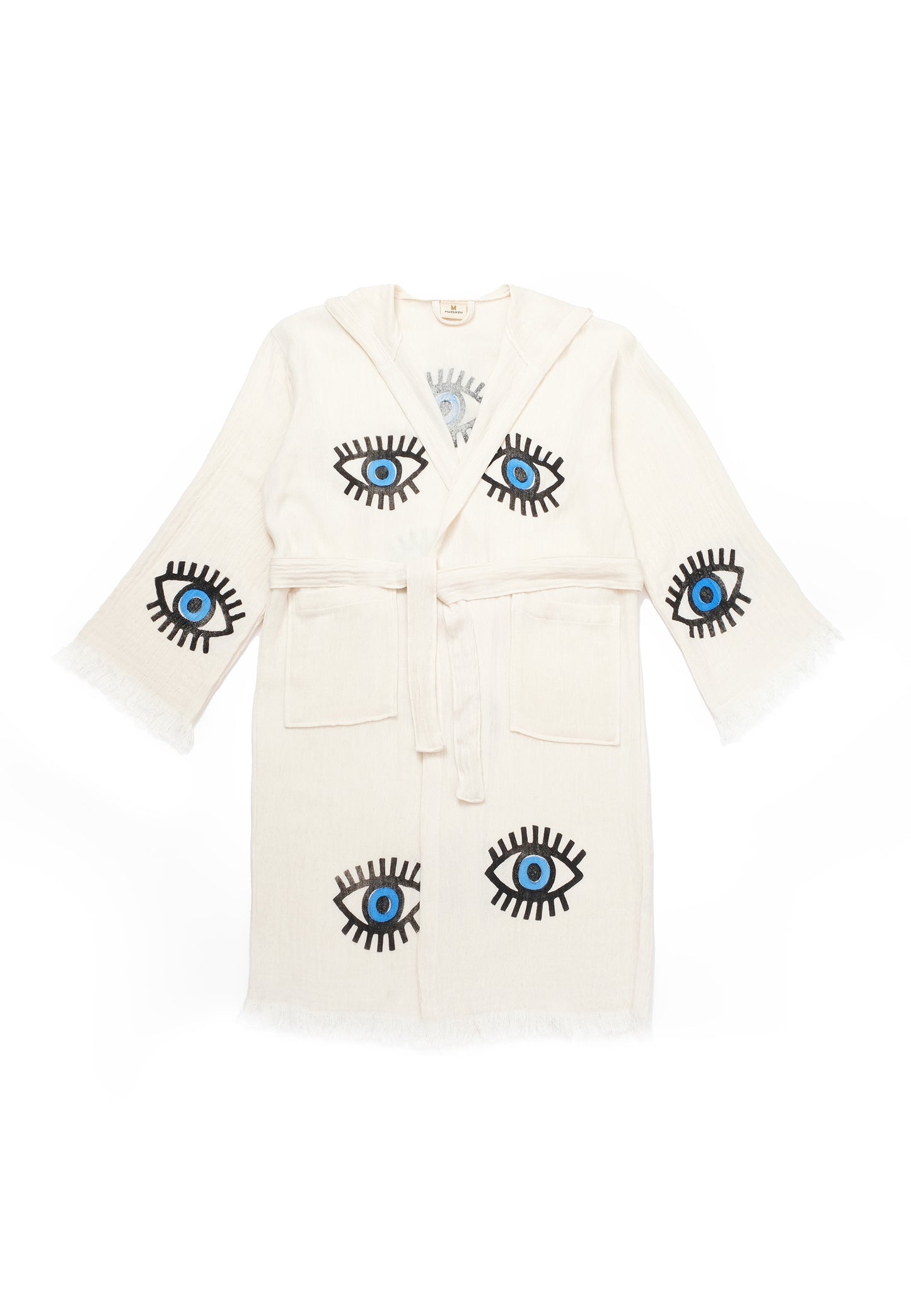 Nuvola Luxe Robe - Evil Eye Wooden Stamp