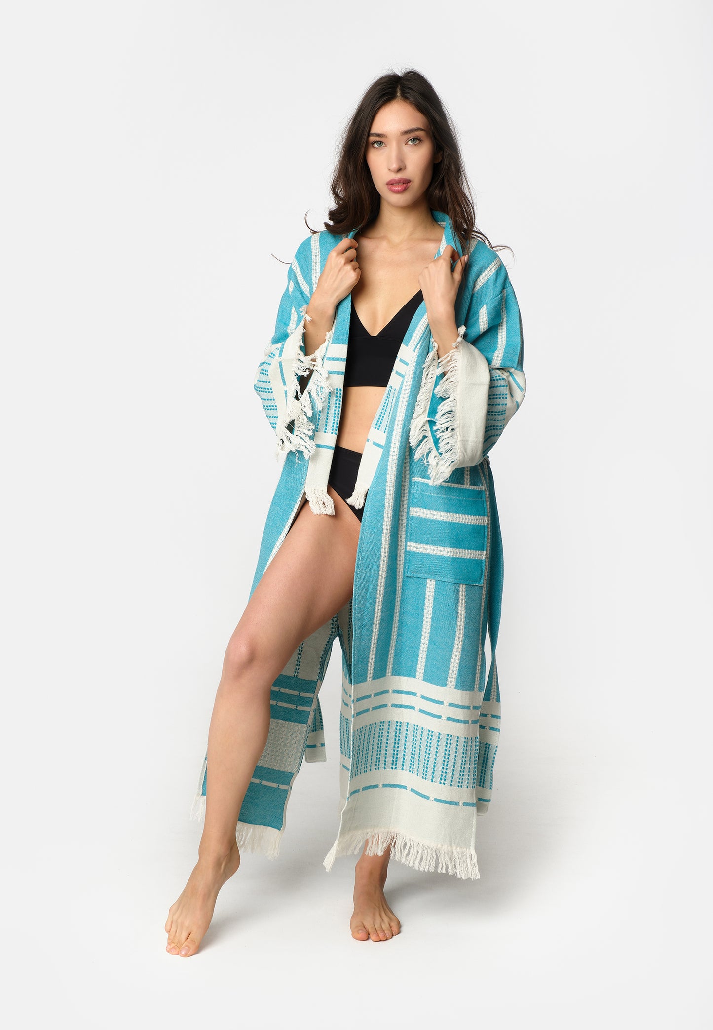 Atena Robe - Turquoise