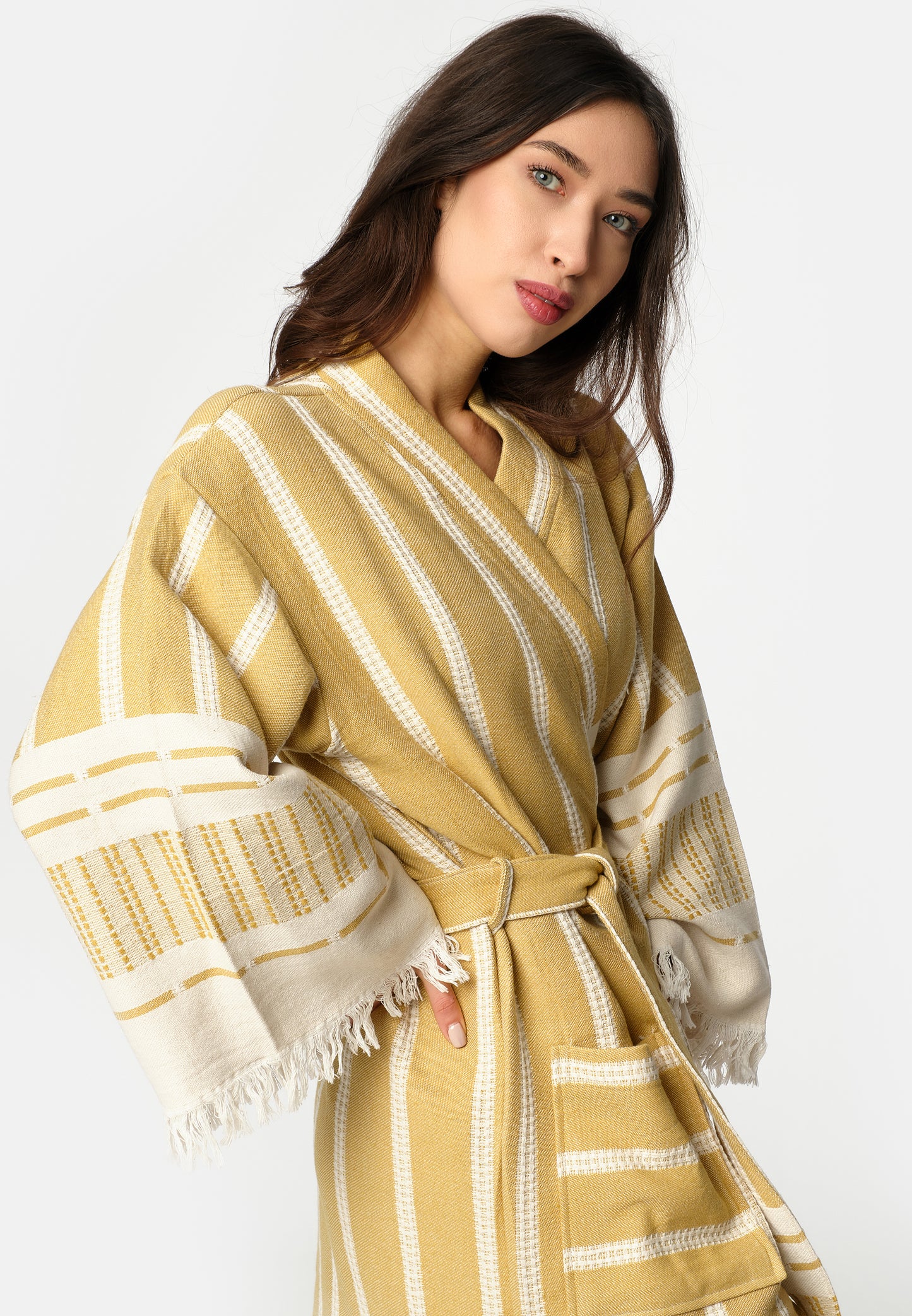 Atena Robe - Mustard