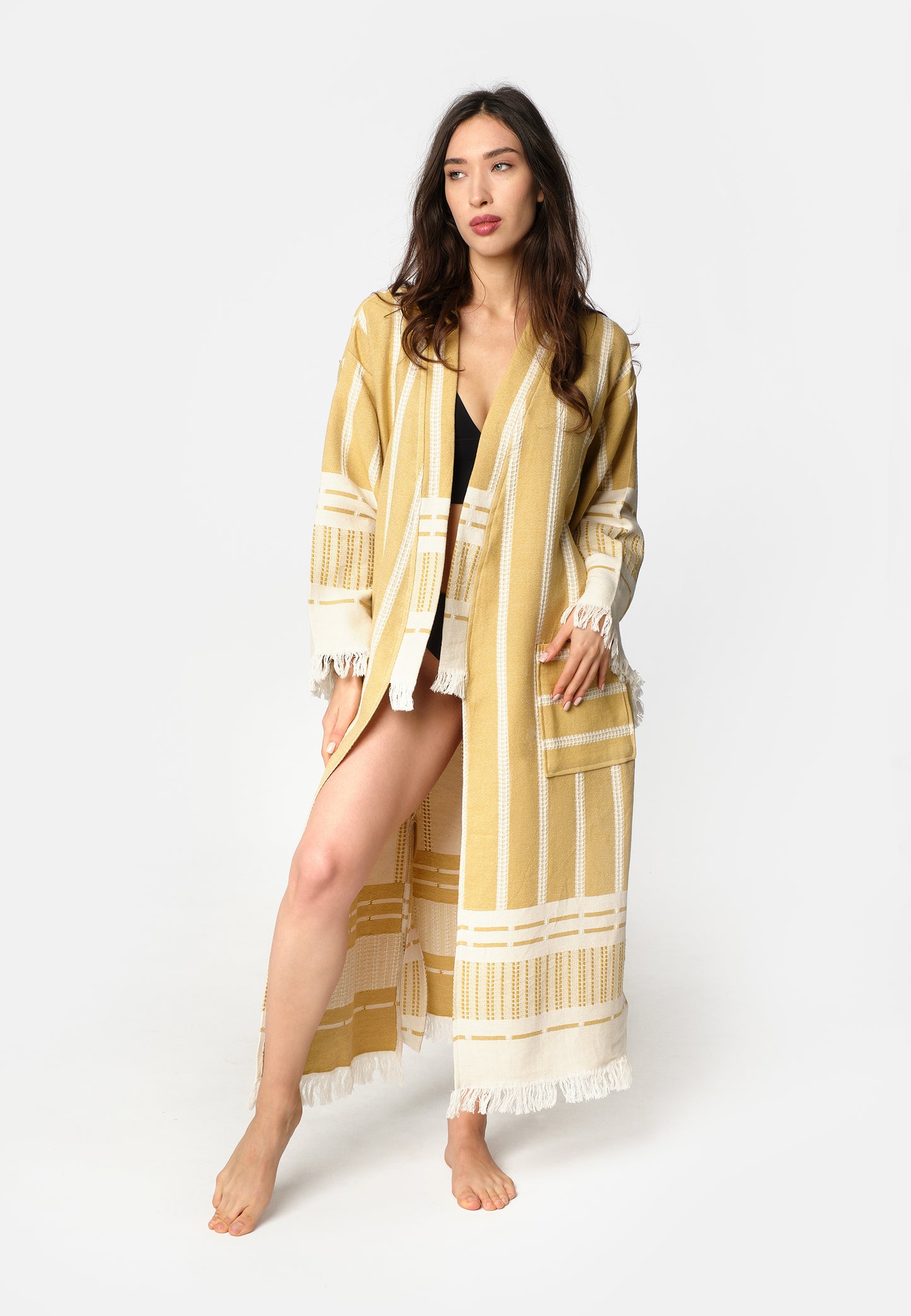 Atena Robe - Mustard