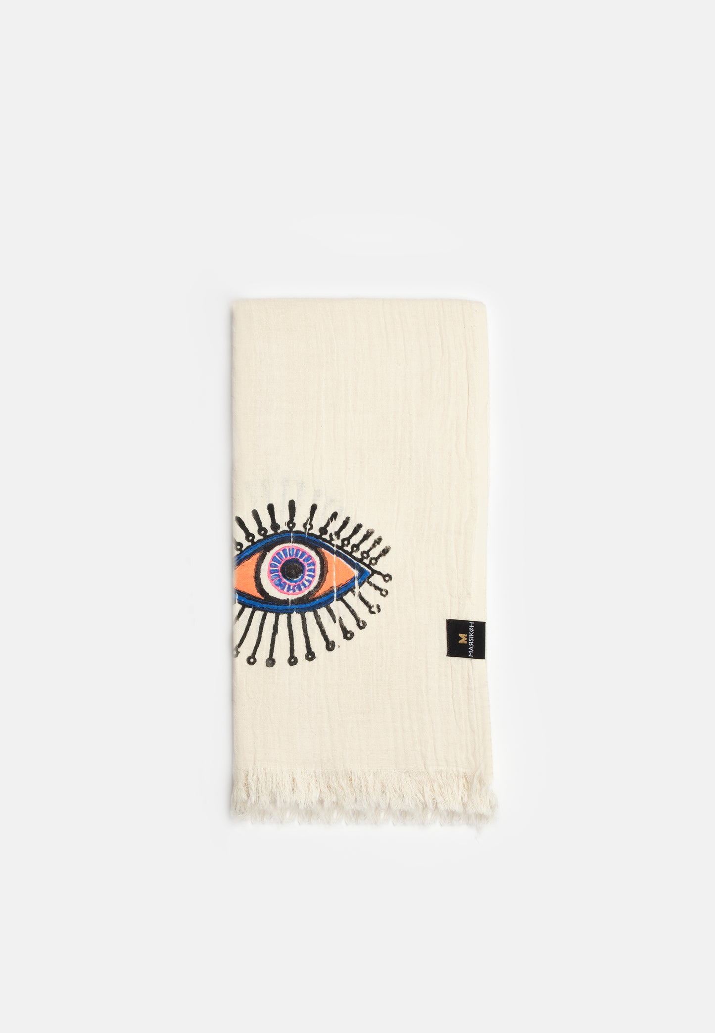 Evil Eye Peshtemal / Purple&Orange