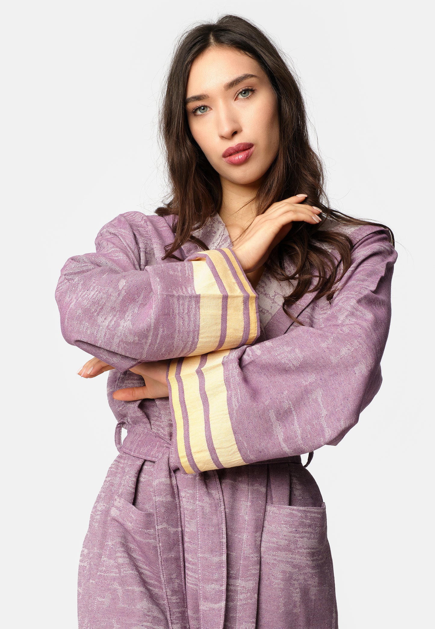 Melange Robe - Purple