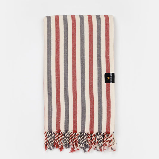 Regal Peshtemal / Bordeaux-Grey