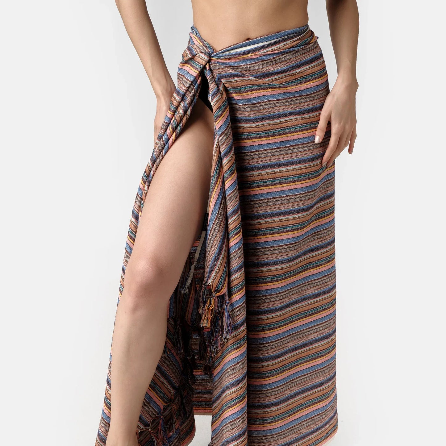 Royal Peshtemal / Turquoise-Orange - Marsikoh