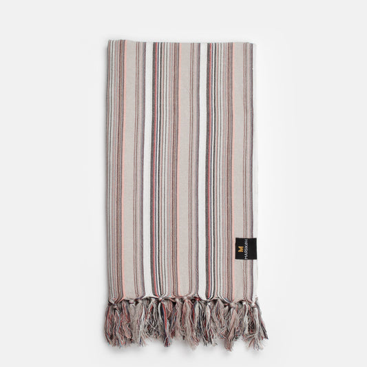 Royal Peshtemal / White-Grey-Red