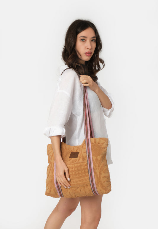 SUNFLOWER BAG - Brown