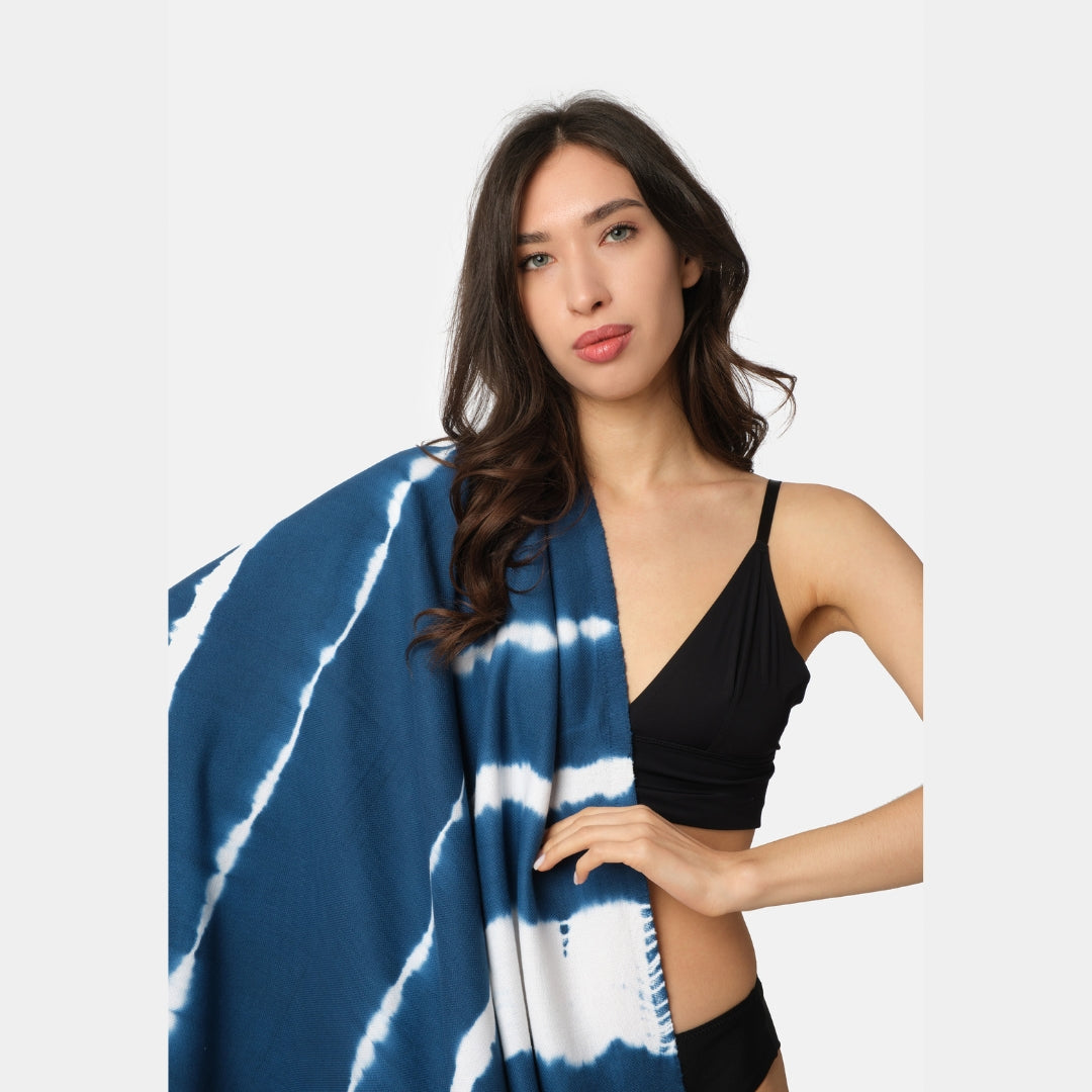 Tie-Dye Peshtemal Beach Towel