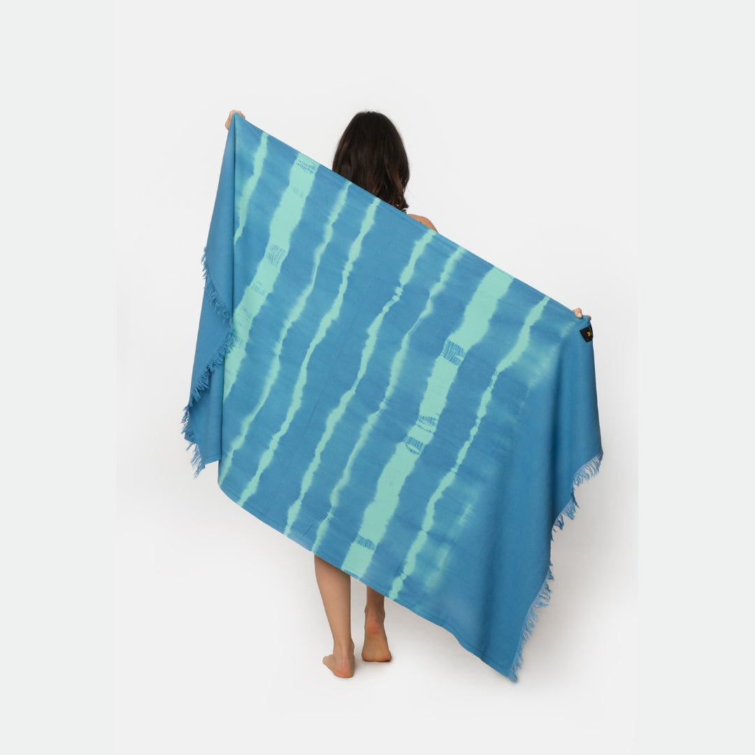 Tie-Dye Peshtemal Beach Towel