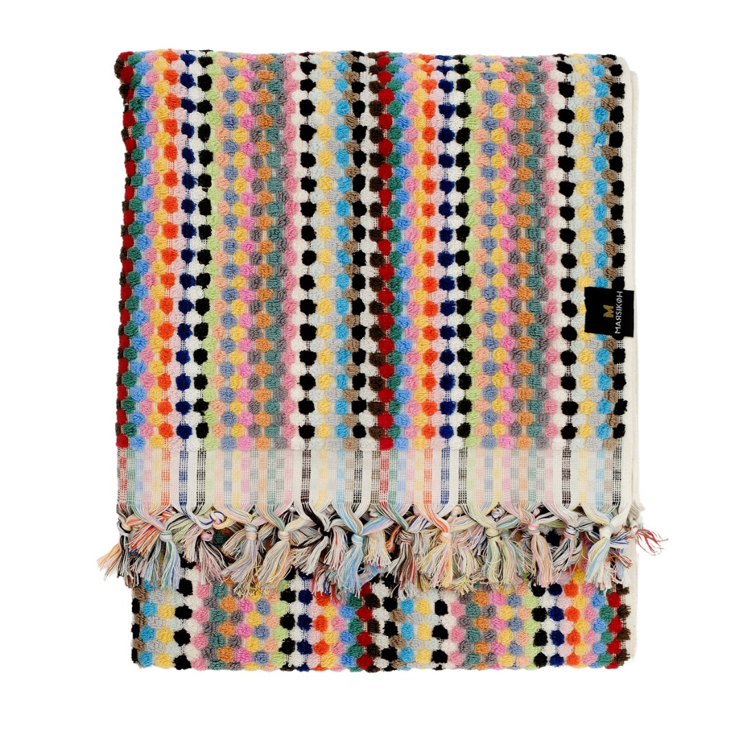 PomPom Terry Beach Bath Towel / Multi-coloured