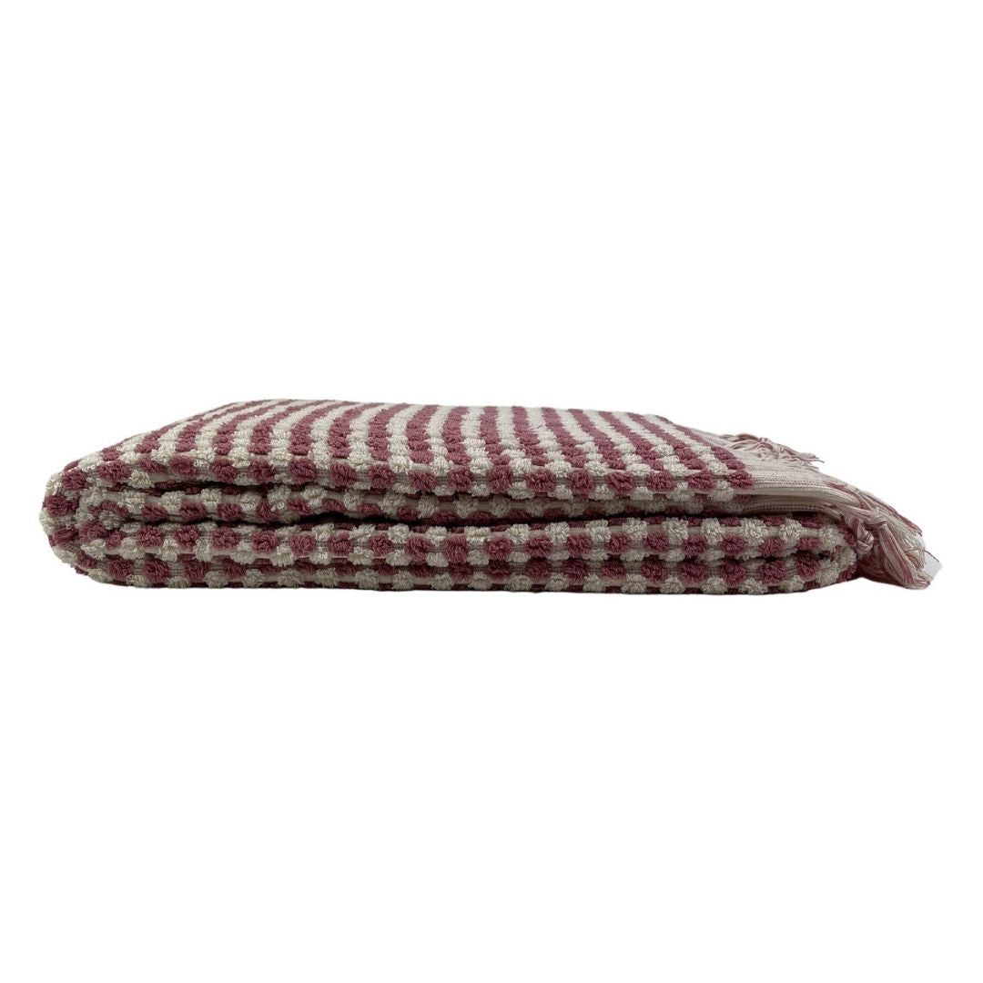 PomPom Terry Beach Bath Towel / Pink
