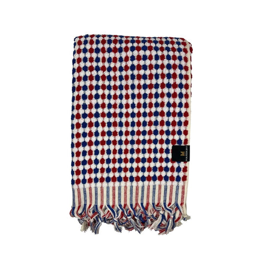 PomPom Terry Beach Bath Towel / Bordeaux