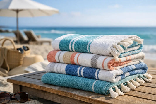 Why Handloom Terry Beach Towels Stand Out