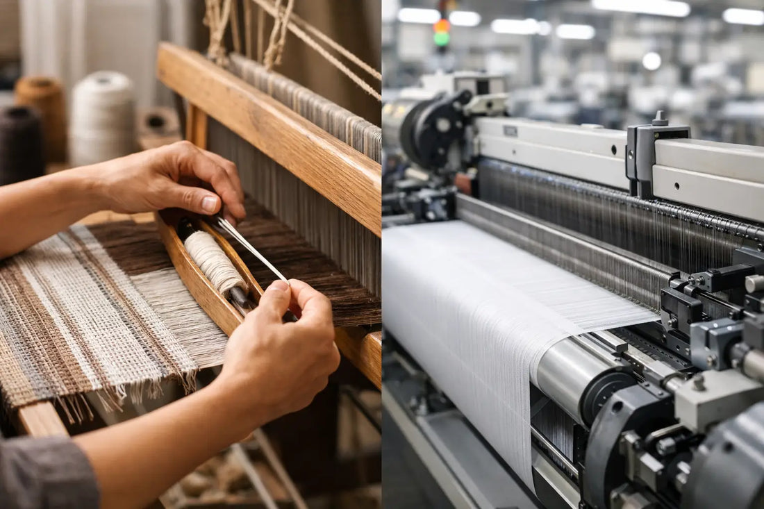 Handloom Versus Machine Weaving for Home