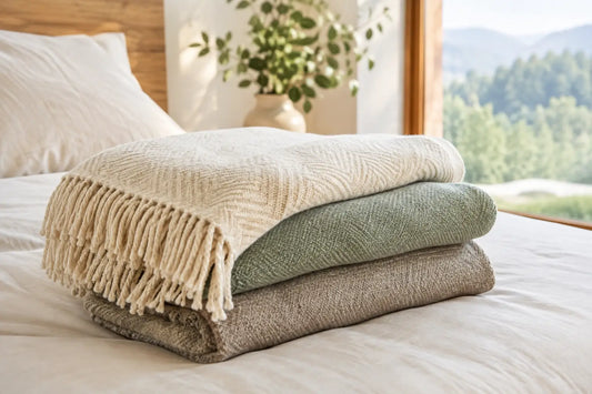 Natural Fiber Blankets for Elevated Living