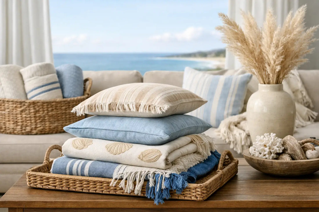 Coastal Home Textiles That Feel Collected