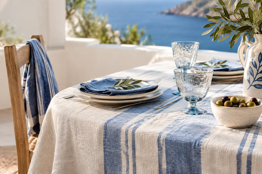 A Guide to Mediterranean Table Linens at Home