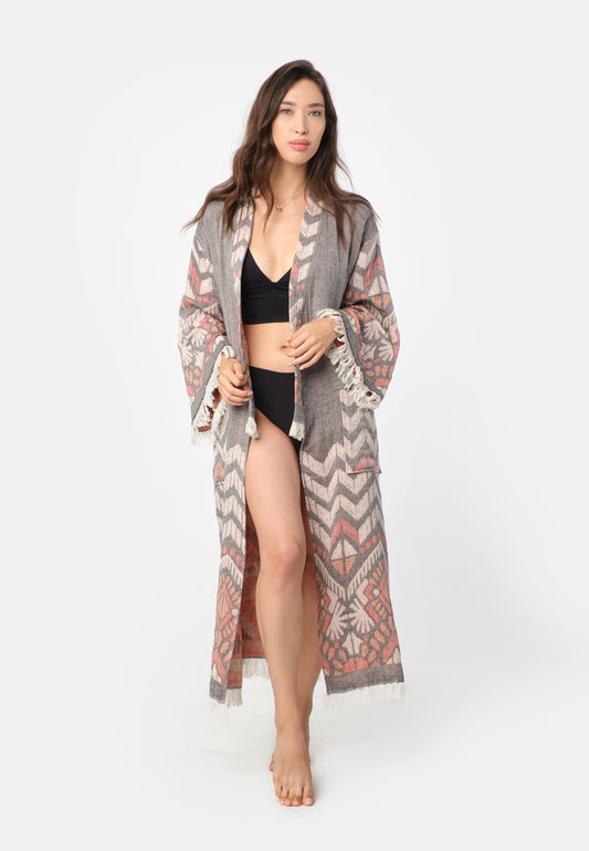 Perissa Robe - Grey