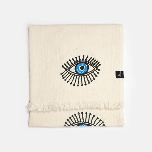 Evil Eye Peshtemal / Blue