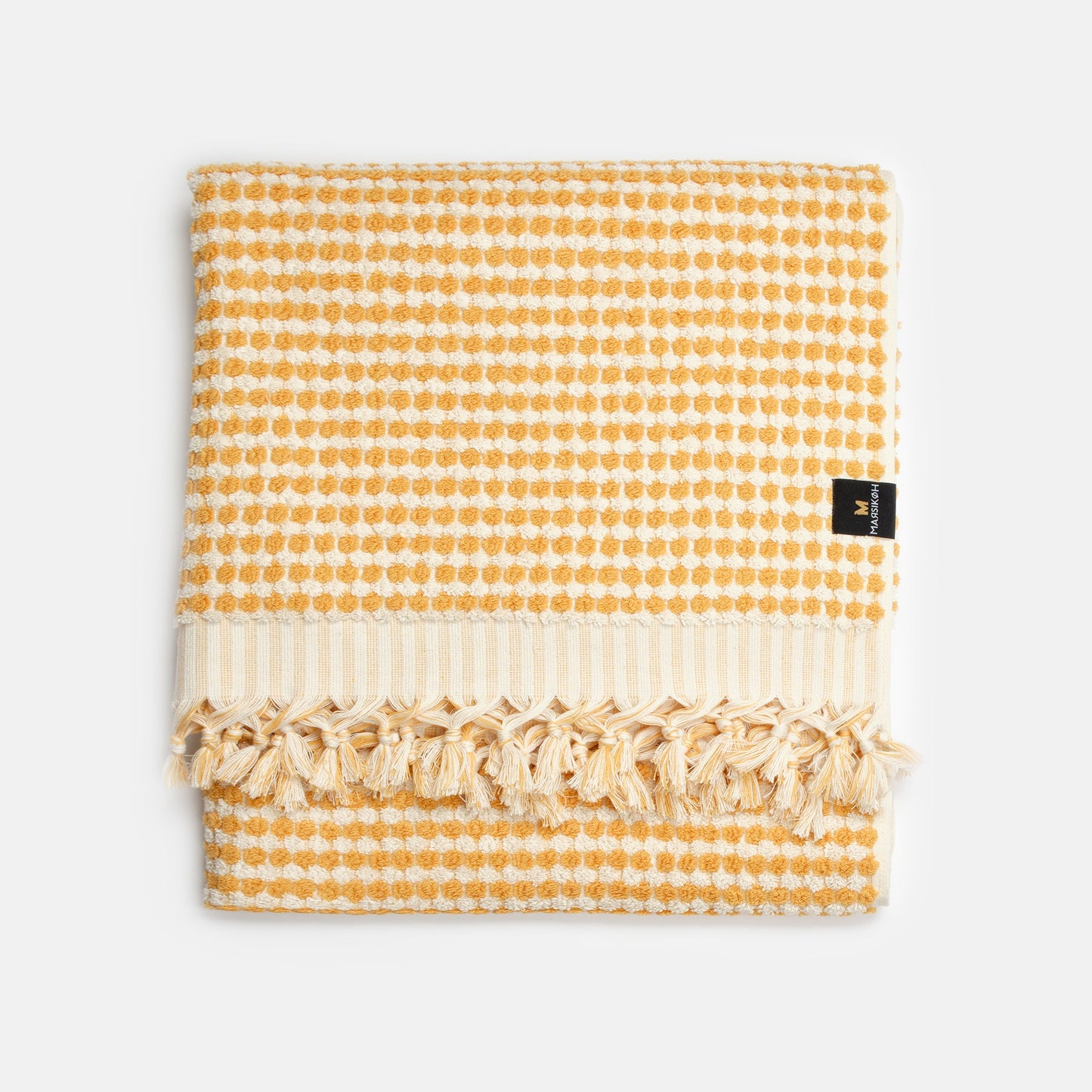 PomPom Terry Beach Bath Towel / Yellow