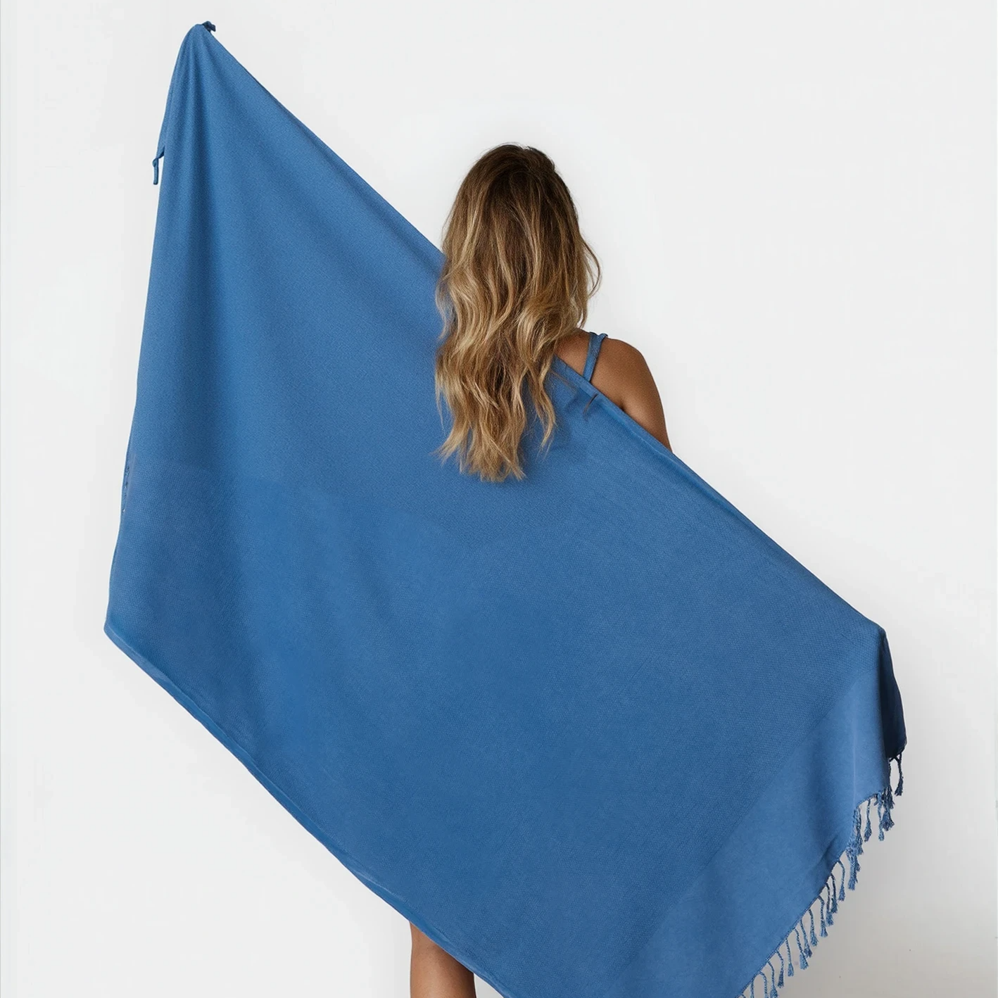 Stonewashed Peshtemal Beach Towel