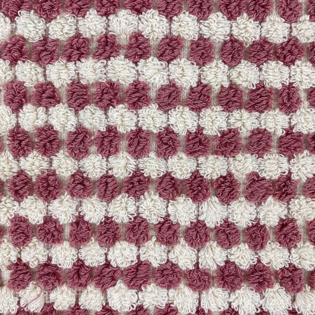 PomPom Terry Beach Bath Towel / Pink